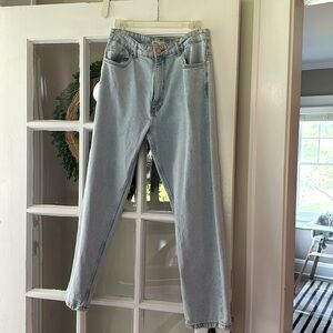 Zara Boyfriend Jeans Light Wash Size 10 euro 42
